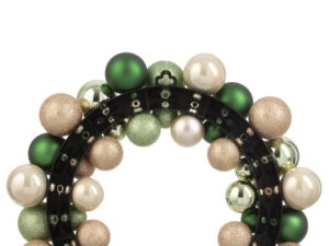 Kerstballen Tontund Kunststof Groen