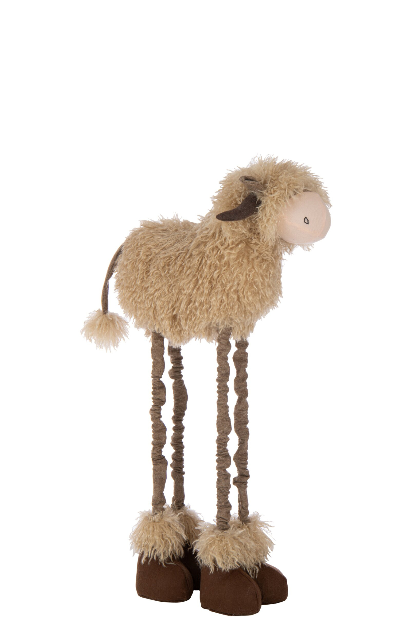 Decoratie Trisena Polyester Bruin