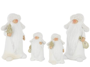 Kunstboom Raurras Polyresin Wit H24 cm - Set van 2