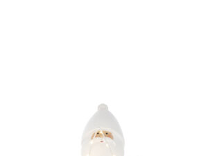 Decoratiefiguur Tidan Polyresin Wit H32 cm