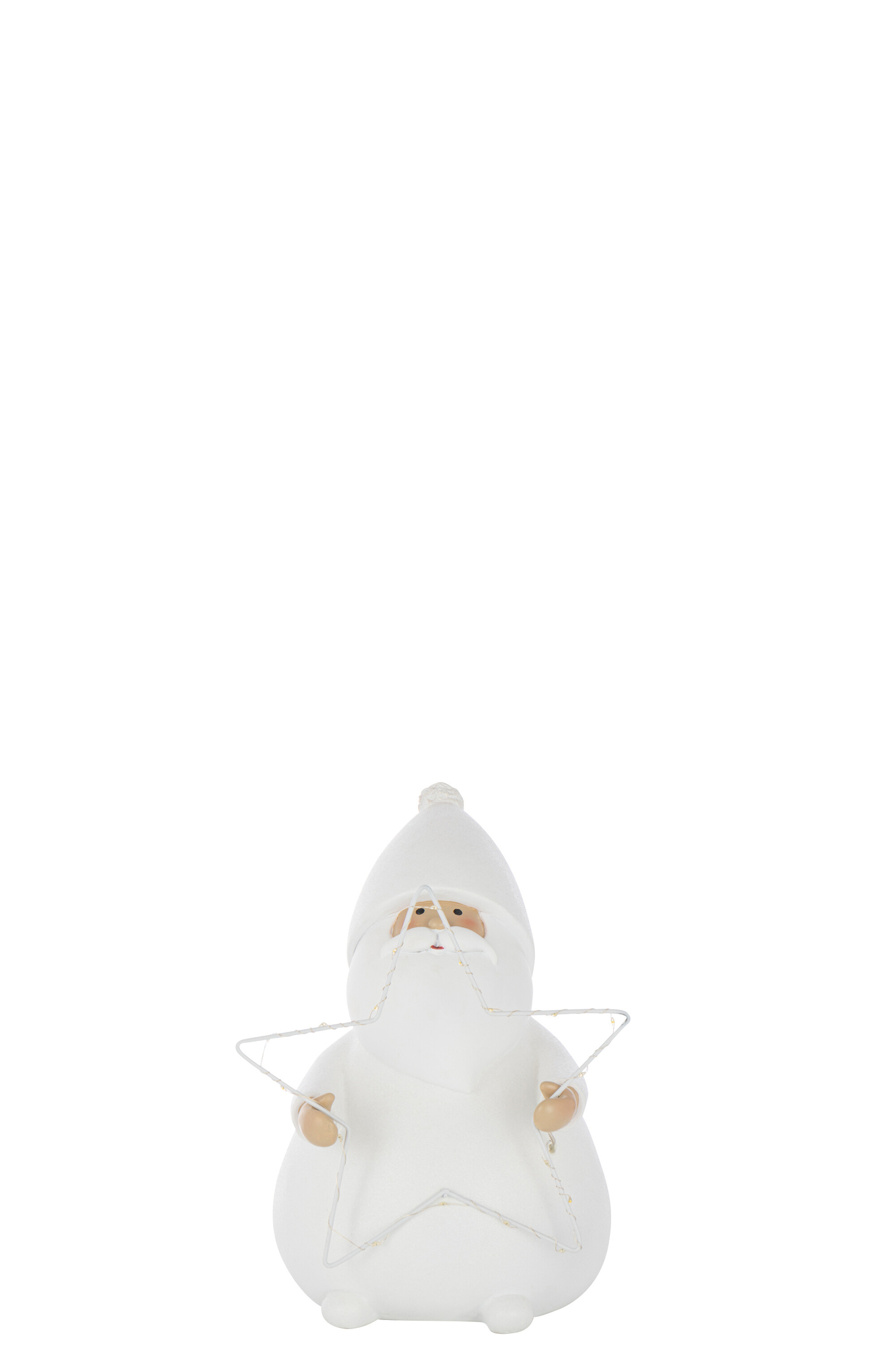 Decoratiefiguur Tidan Polyresin Wit H32 cm - Afbeelding 3