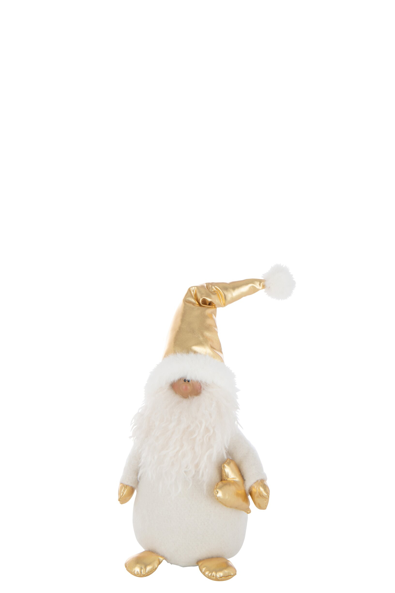 Decoratiefiguur Klaarmond Polyester Wit H33 cm
