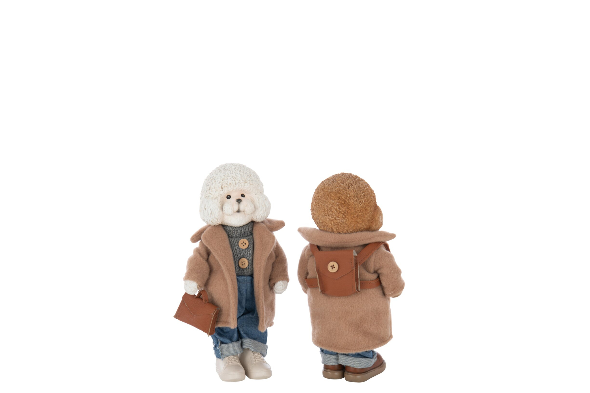 Tas Bath Polyresin Meerkleurig - Set van 2
