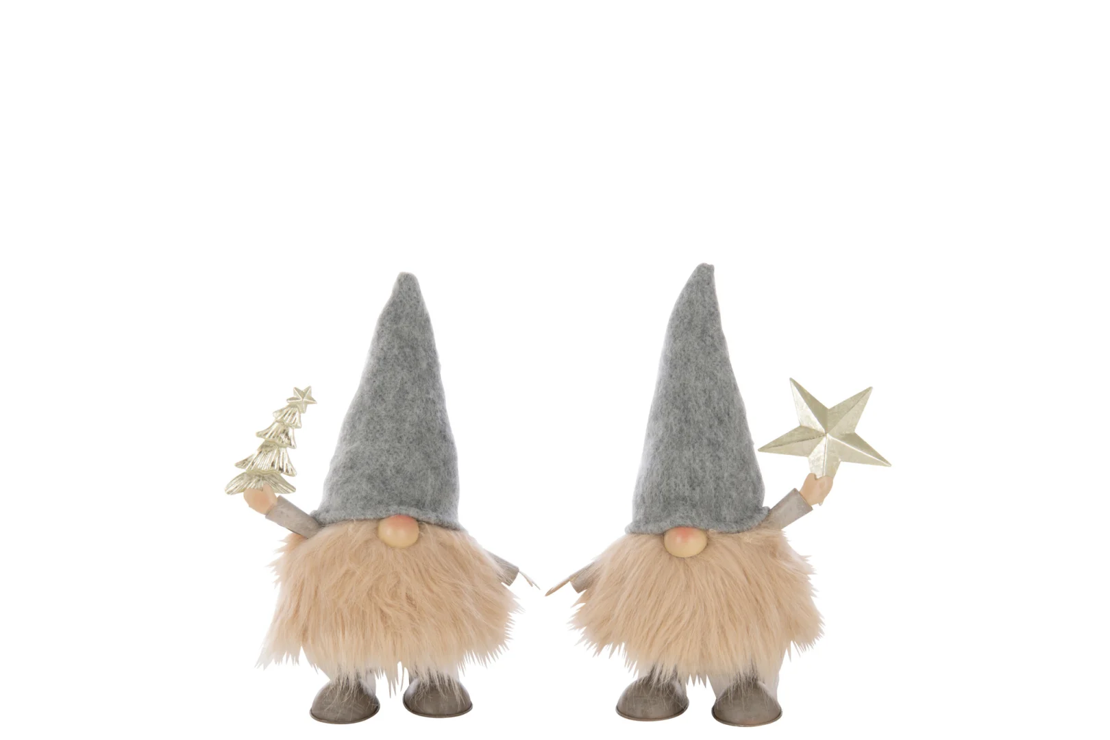 Kerstboom Teidella Metaal Meerkleurig H29 cm - Set van 2 - Afbeelding 3