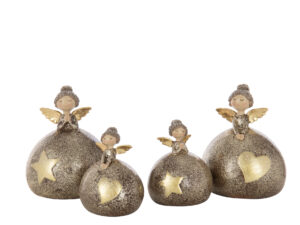 Woonaccessoire Basel Polyresin Meerkleurig - Set van 2