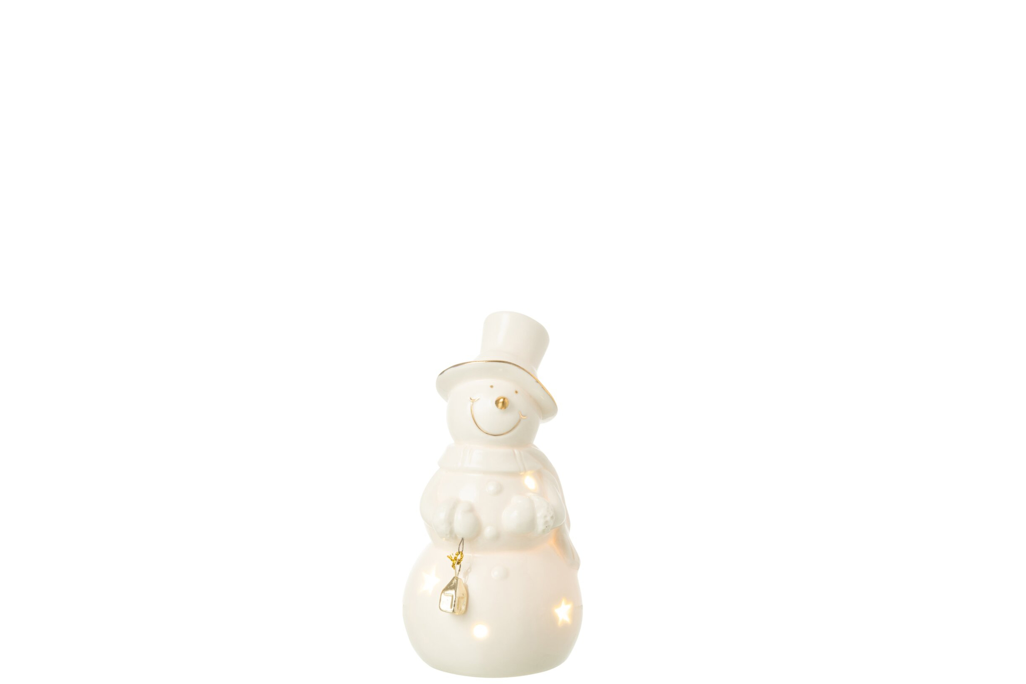 Decoratiefiguur Bariloche Porselein Beige H12 cm
