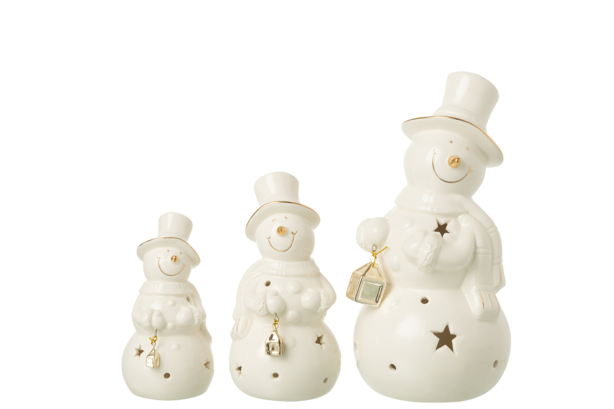Decoratiefiguur Slaamonte Porselein Beige H21,5 cm - Afbeelding 5