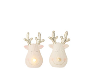 Decoratiefiguur Skestaro Klei Meerkleurig - Set van 2