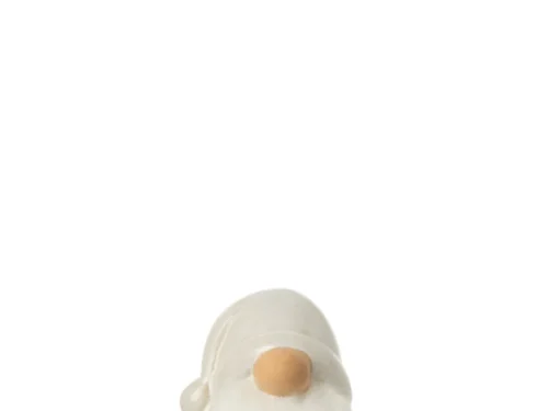 Brarnea porseleinen decoratiefiguur grijs, compact en sfeervol met subtiele glans
