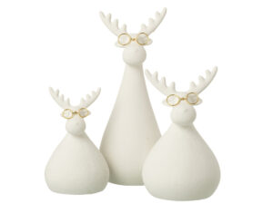 Decoratiefiguur Sloontang Porselein Wit H29,5 cm