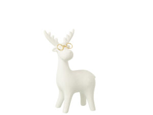 Decoratiefiguur Kiskon Porselein Wit H20,5 cm