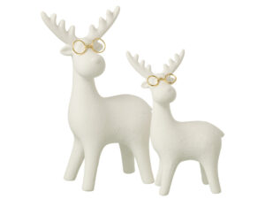 Decoratiefiguur Poossan Porselein Wit H25,5 cm