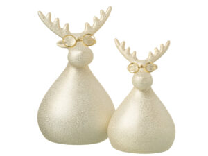 Decoratiefiguur Zollio Porselein Goud H21 cm