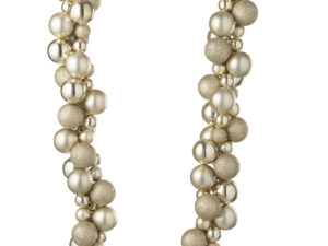 Kerstballen Bolzano Kunststof Beige