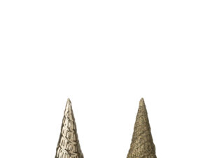 Kunstboom Vulter Kunststof Bruin H18 cm - Set van 2