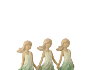 Beeld Troolda Polyresin Groen H16,5 cm