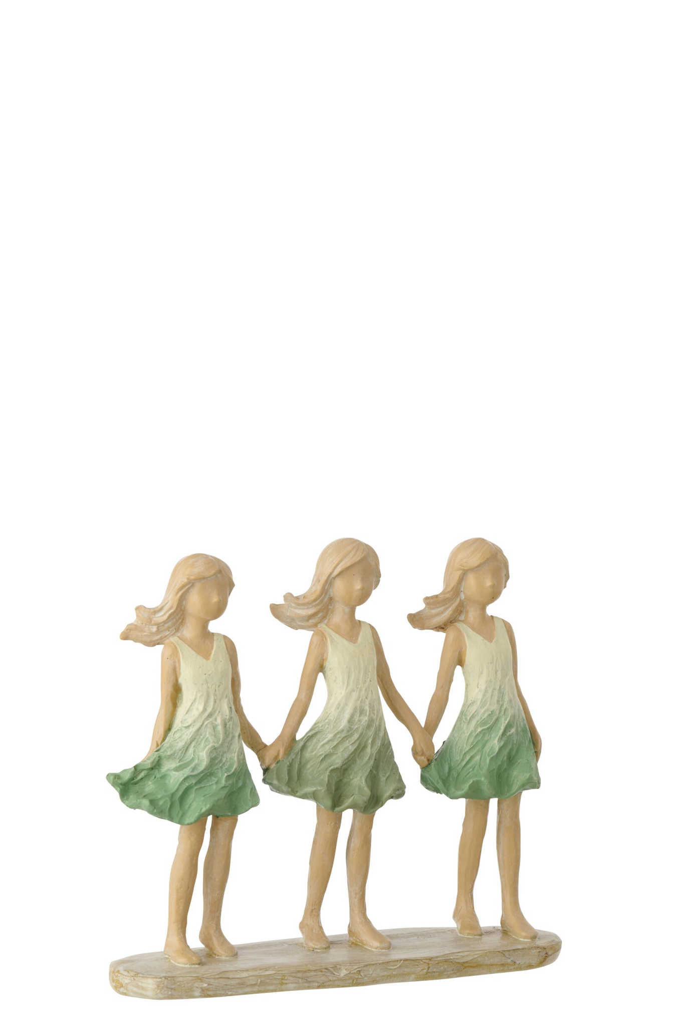 Beeld Troolda Polyresin Groen H16,5 cm
