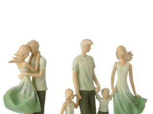 Beeld Zirdas Polyresin Groen H25 cm