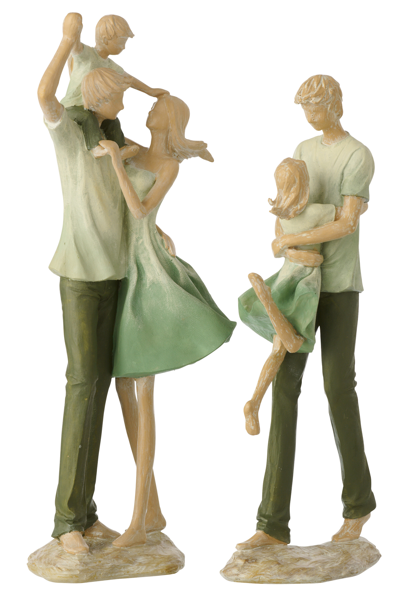 Beeld Fleillas Polyresin Groen H39,5 cm