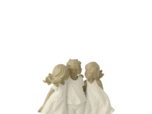 Beeld Praanson Polyresin Wit H16,5 cm