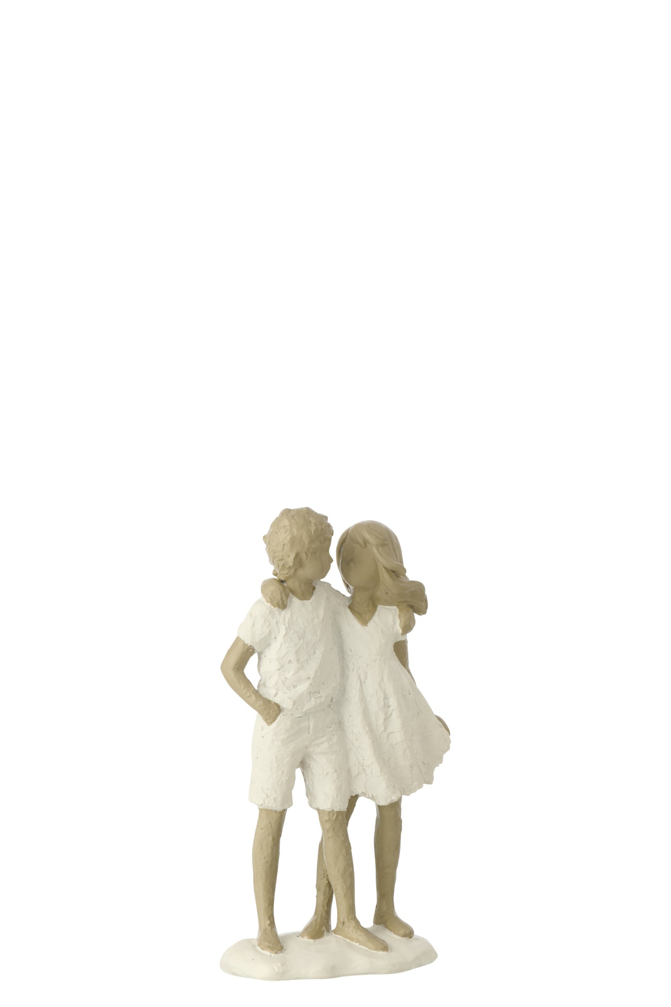 Beeld Haaldesta Polyresin Wit H17 cm