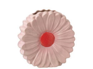 Vaas Saurnine Porselein Roze H26,5 cm