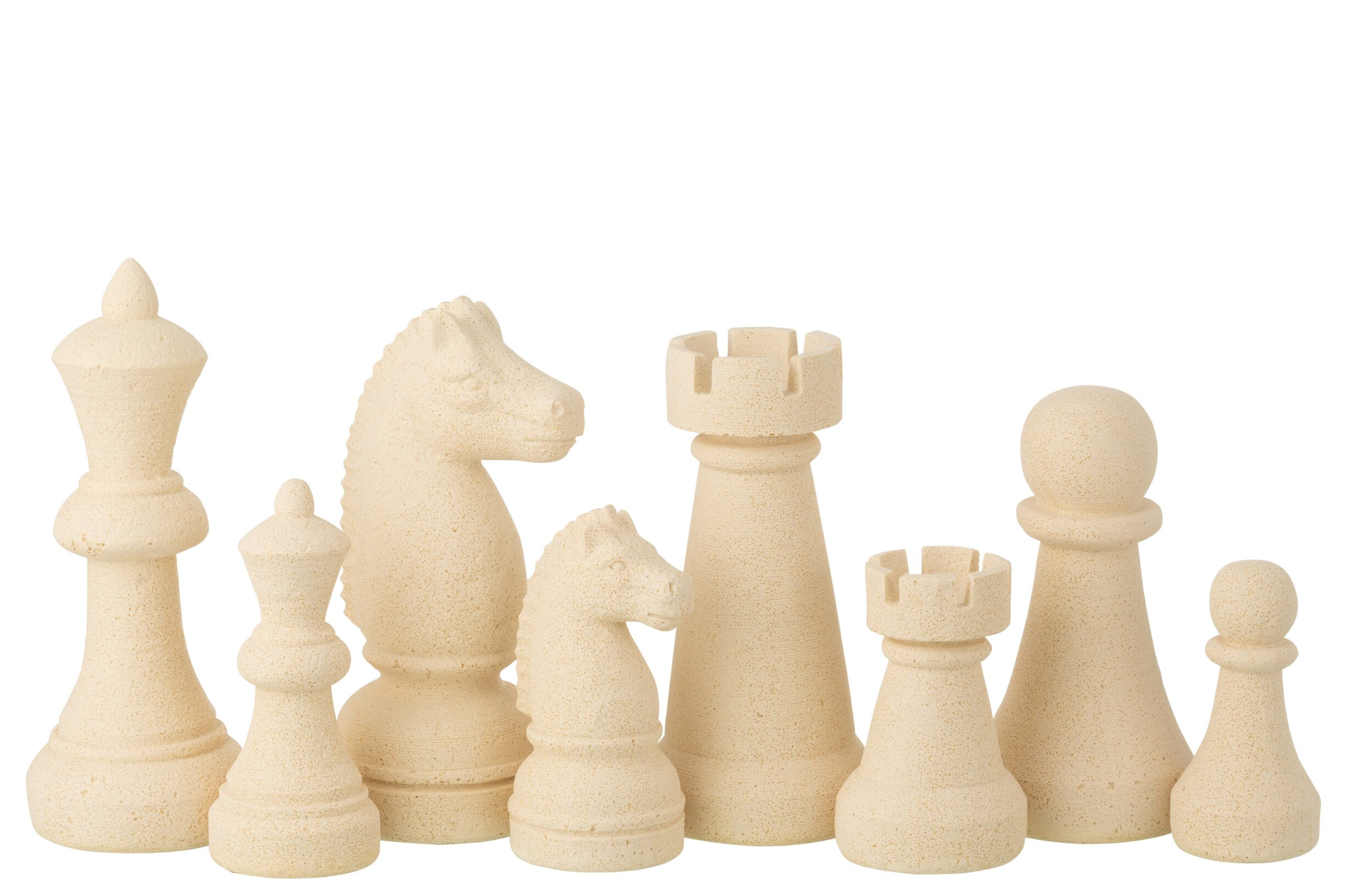 Woonaccessoire Kauai Polyresin Beige - Set van 4