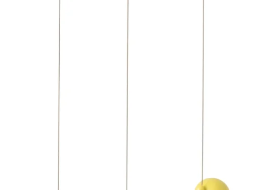 Beeld Slaurnine meerkleurig set van 3, 17,5 cm, hangende figuren in groen, oranje en geel