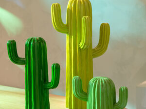Kunstbloem Greentira Polyresin Groen - Set van 3