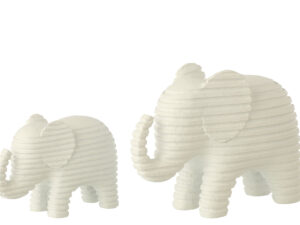 Decoratiefiguur Praurnira Polyresin Wit H16,7 cm