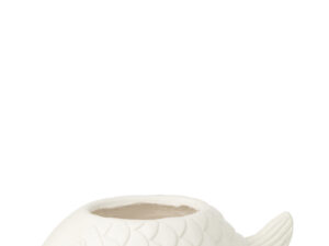 Bloempot Staasura Wit H18,5 cm