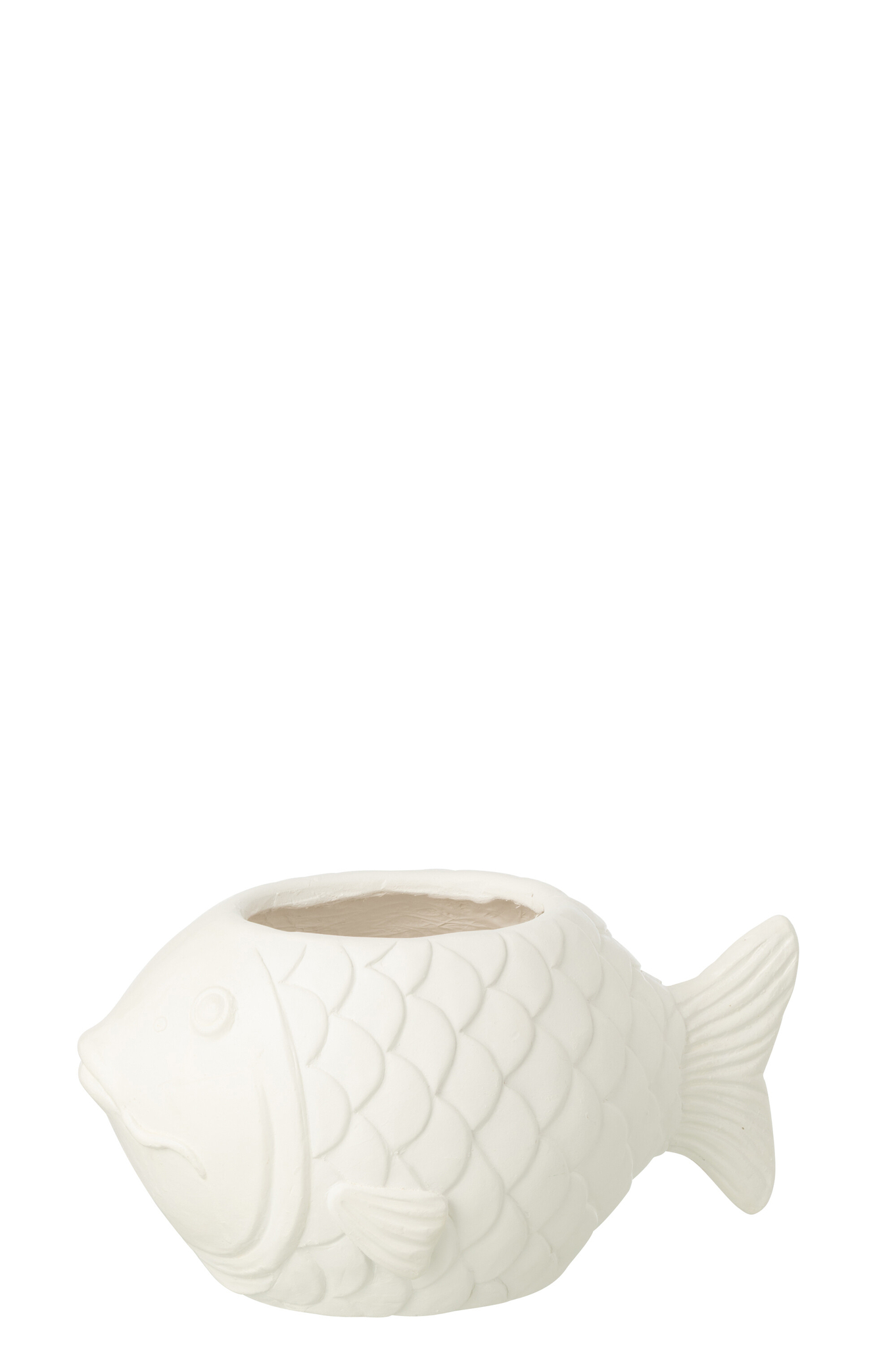 Bloempot Staasura Wit H18,5 cm