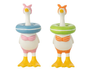Decoratiefiguur Stieldik Polyresin Meerkleurig - Set van 2