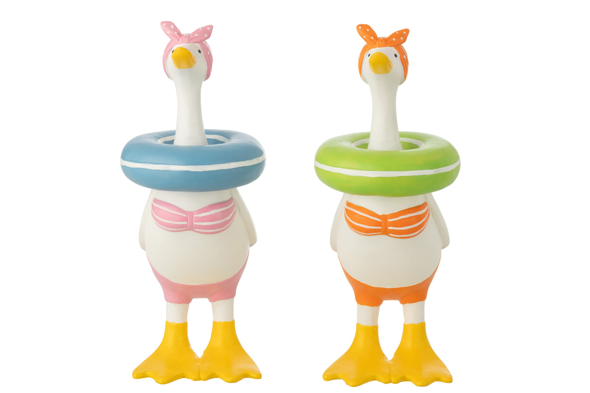 Decoratiefiguur Stieldik Polyresin Meerkleurig - Set van 2