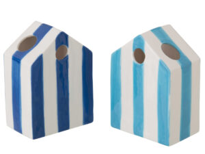 Vaas Mirdena Porselein Meerkleurig H14,5 cm - Set van 2