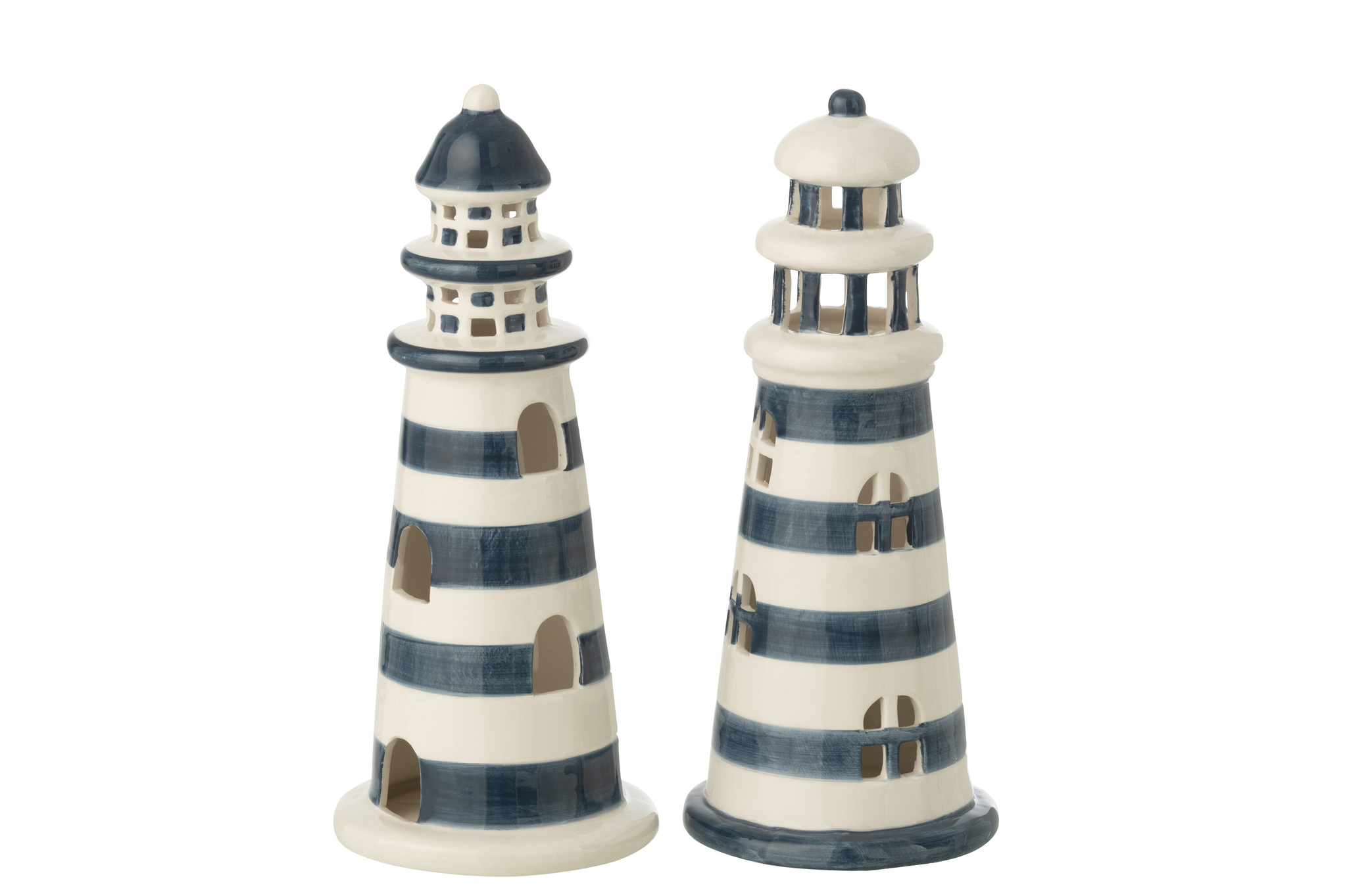 Woonaccessoire Trusse Porselein Wit - Set van 2 - Afbeelding 4