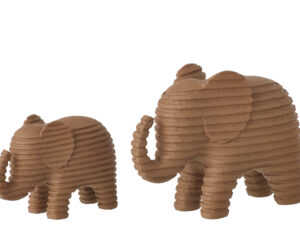 Decoratiefiguur Leestor Polyresin Bruin H16,7 cm