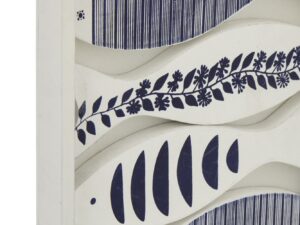 Wanddecoratie Moossaro Blauw