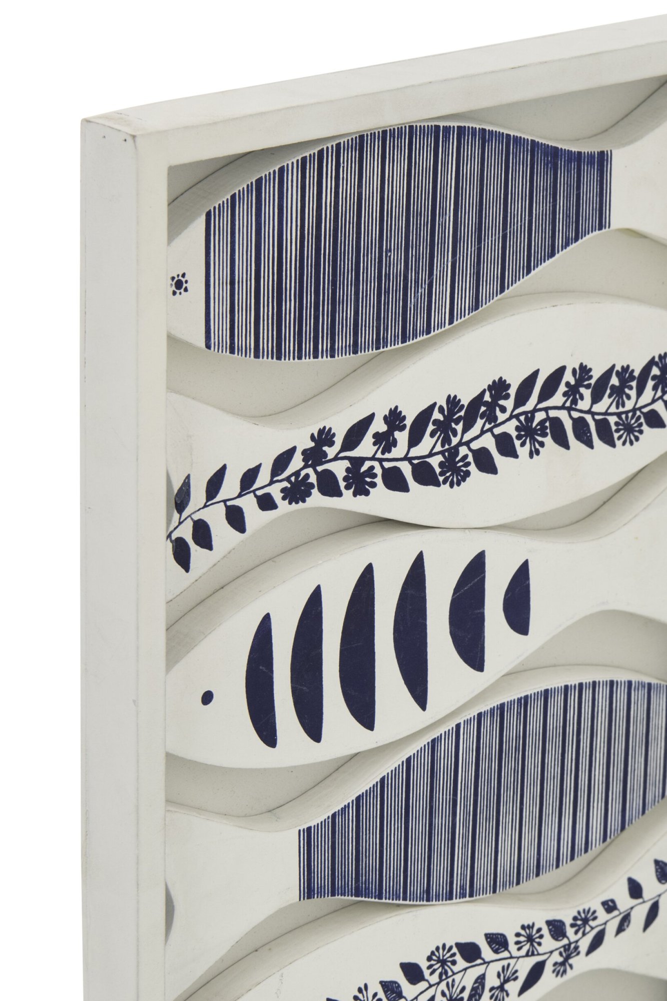 Wanddecoratie Moossaro Blauw