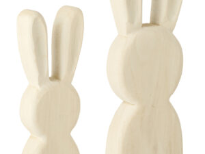 Decoratiefiguur Klaril Hout Wit H50 cm
