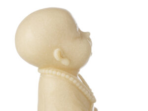 Beeld Skielvas Polyresin Groen H23,5 cm
