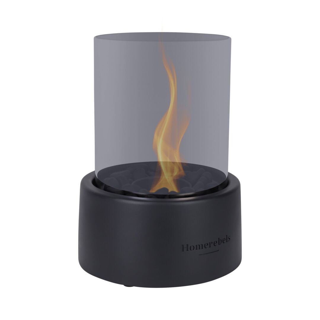 Windlicht Musser Glas Zwart H27 cm - Afbeelding 6