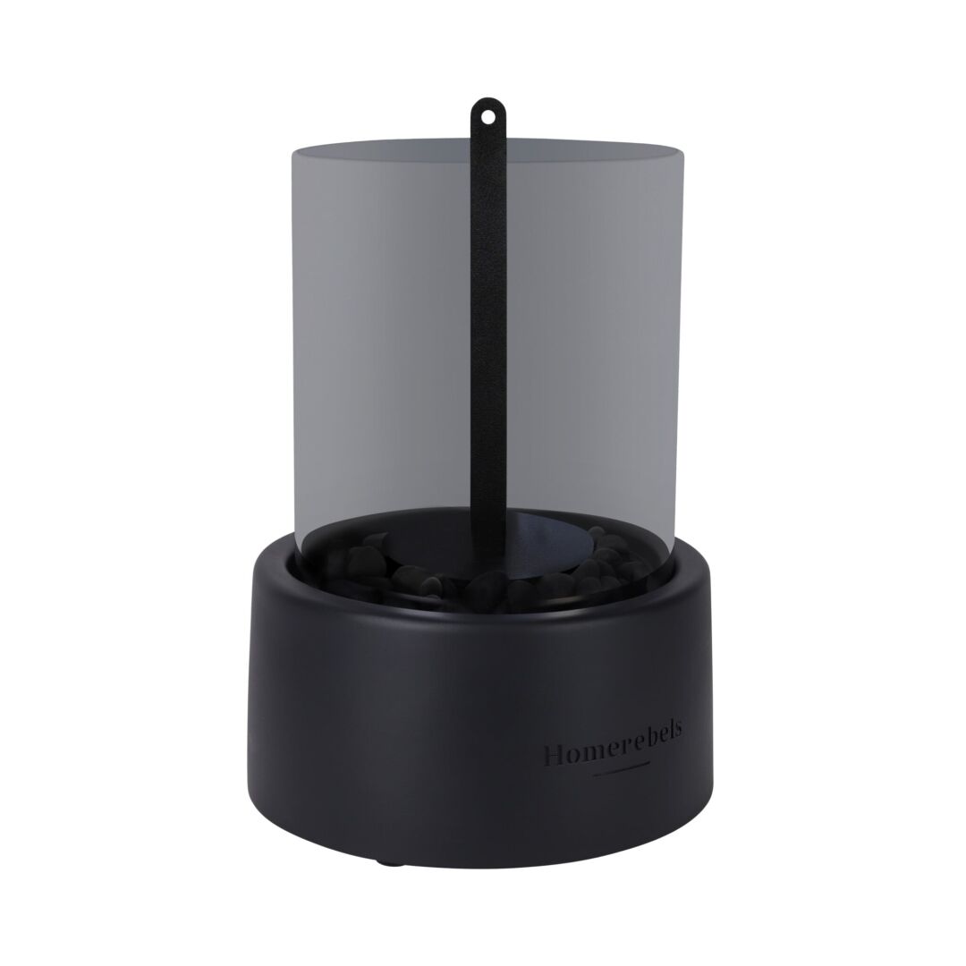 Windlicht Musser Glas Zwart H27 cm - Afbeelding 8