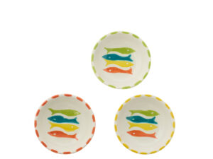 Kom Tommand Keramiek Meerkleurig - Set van 3