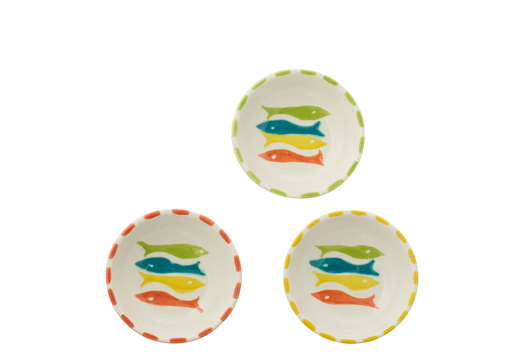 Kom Tommand Keramiek Meerkleurig - Set van 3