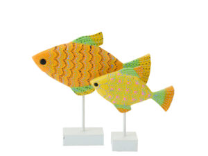 Decoratiefiguur Prollik Albizia Meerkleurig H31 cm
