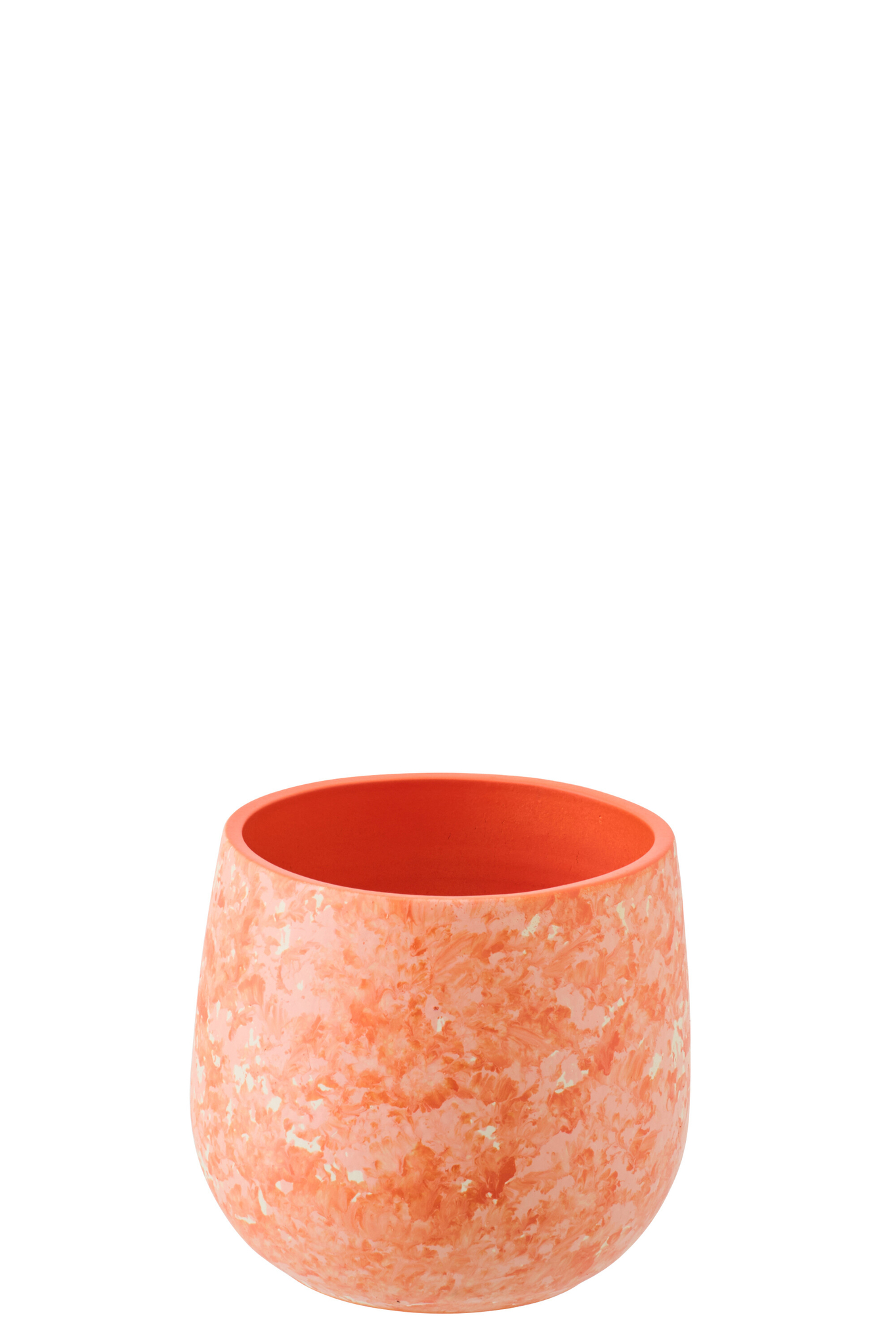 Bloempot Stiendira Keramiek Oranje H14 cm - Afbeelding 2