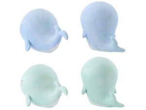 Decoratiefiguur Jine Polyresin Blauw H8,5 cm - Set van 4