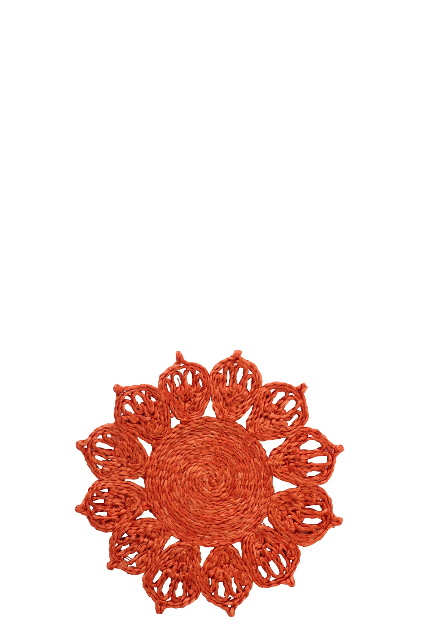 Kunstbloem Nuron Jute Oranje - Afbeelding 2