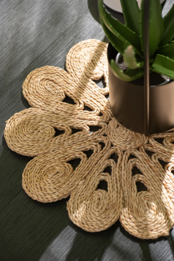 Bloempot Klaakia naturel hout hout - Afbeelding 2